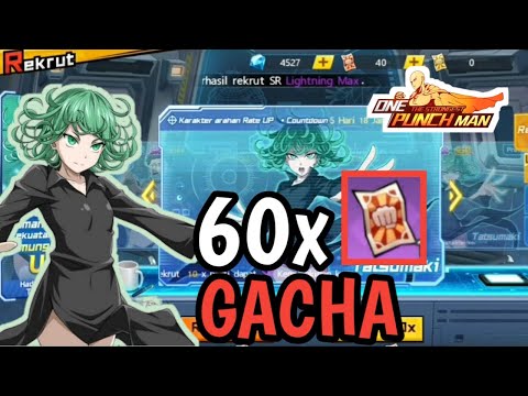 GACHA 60X ELITE TICKET TATSUMAKI - One Punch Man The Strongest Indonesia