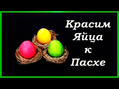 Яйца на Пасху  Как покрасить яйца к Пасхе натуральными красителями! / Яркие пасхальные яйца