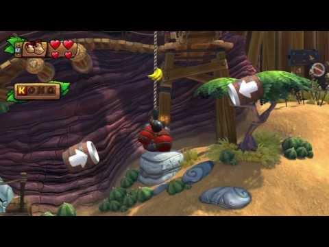 [Donkey Kong Country: Tropical Freeze] 3-6 Cannon Canyon Gameplay