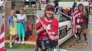 Noblesville woman honors fallen officers, military members with her mini-marathon run