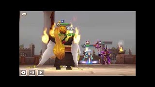 【サマナーズウォー】vs 神々の遊び (※メンバー選出長めです) #106 実況みかんの無課金ギルドバトル