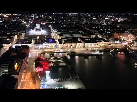 Helsinki Eteläsatama and Tähtitorninmäki (Low Light) December 2025, Mini 5 Pro