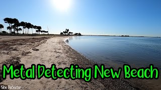 Metal Detecting New Beach!