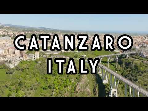 Catanzaro by drone ❤️ The heart of Calabria | Aerial stock footage