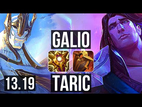 GALIO & Sivir vs TARIC & Varus (SUP) | Rank 1 Galio, 0/3/17 | JP Grandmaster | 13.19
