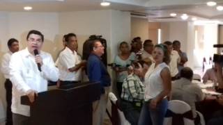 MENSAJE DEL  DIPUTADO PRESIDENTE DE LA JUCOPO JOSE ANTONIO DE LA VEGA ASMITIA  EN EL DESAYUNO OFRECI