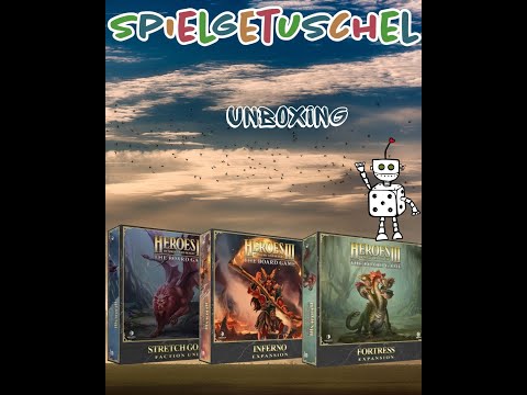 Spielgetuschel Unboxing#13 - Brettspiel - Heroes of Might and Magic III Erweiterungen