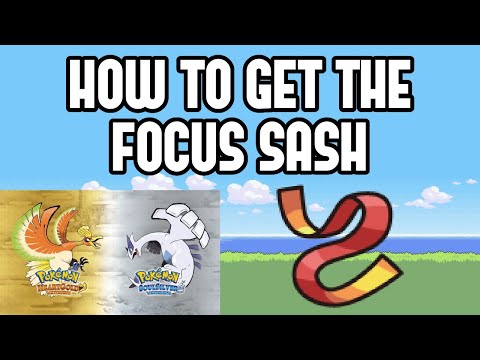 How to Get a Focus Sash in Pokemon Heartgold/Soulsilver