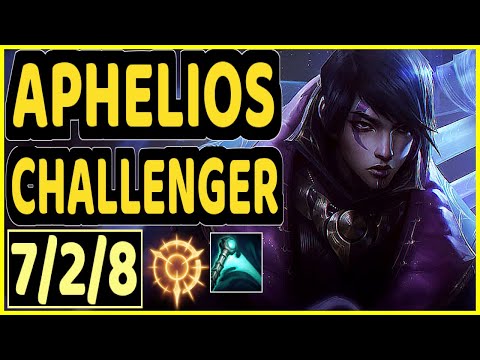 DEáDLY (APHELIOS) - 7/2/8 KDA CHALLENGER GAMEPLAY - EUW