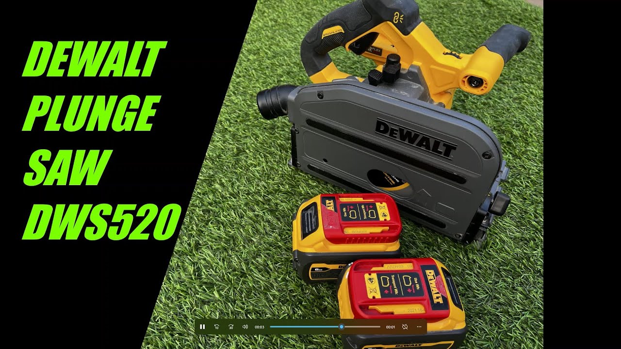Watch video DEWALT TOOLS REVIEW : DEWALT DCS520 CORDLESS 54V PLUNGE SAW / TRACK SAW #dcs520 #dewalt #plungesaw Now DEWALT TOOLS REVIEW : DEWALT DCS520 CORDLESS 54V PLUNGE SAW / TRACK SAW #dcs520 #dewalt #plungesaw