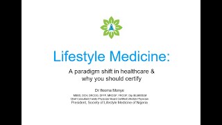 March Webinar: Lifestyle Medicine: A Paradigm Shift in Healthcare & Why You should certify.