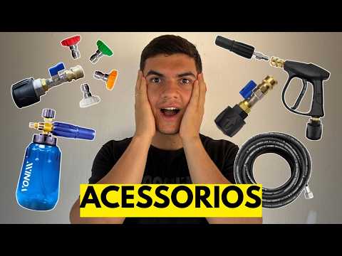Quais ACESSÓRIOS COMPRAR para EQUIPAR a Lavadora? Engate Rápido, Pistola Curta, Snow Foam, Mangueira