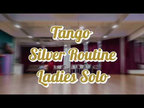 Ballroom Tango  Ladies Solo Silver Routine by Michelle Hong(Malaysia)