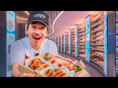 Eating at The Most VIRAL Supermarket in Florida... (WOW)