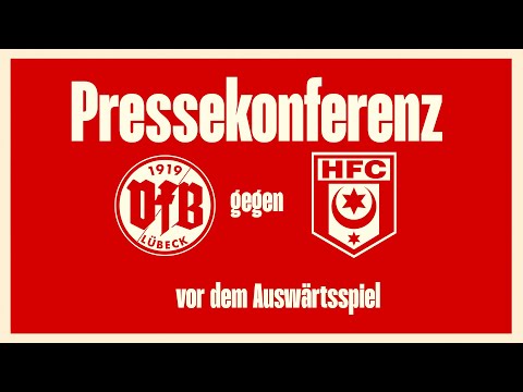 8. Spieltag 2023/24: VfB Lübeck - Hallescher FC | Pressekonferenz vor dem Spiel