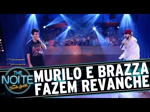 The Noite (25/10/16) - Murilo e Brazza fazem revanche em Batalha de Rap