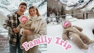 Taking Our Baby To The Snow For The First Time - Family Vacation