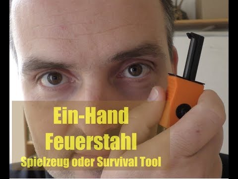 Einhand-Feuerstahl Sparkie: Gimick oder echtes Survivaltool?