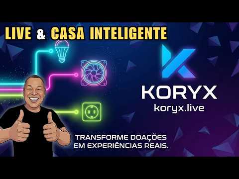 Aumente sua MONETIZAÇÃO nas LIVES - Nova plataforma KORYX.LIVE & CASA INTELIGENTE