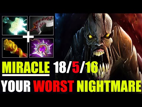 MIRACLE [Lifestealer] The Forgotten Monster Carry is Back With Insane Right Click Build 7.26 Dota 2