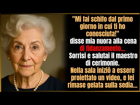 "Mi fai schifo dal primo giorno!" — disse mia nuora alla cena di fidanzamento. Sorrisi e salutai il.