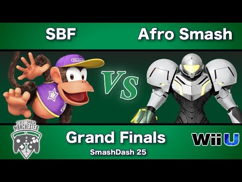 SmashDash 25 - SBF (Diddy Kong) Vs. Afro Smash (Samus) - Grand Finals