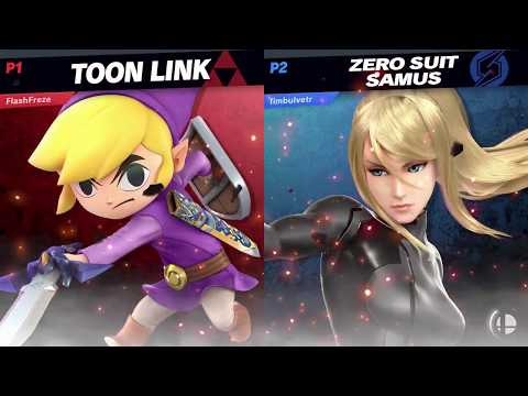 SAS 89 - Flashfreze (Toon Link) vs Fimbulvetr (Zero Suit Samus) Winners Pools - SSBU