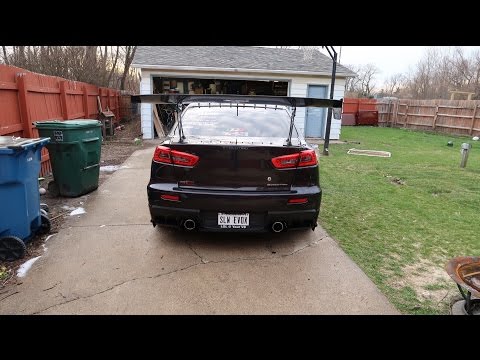 Evo X Seibon Wing Install
