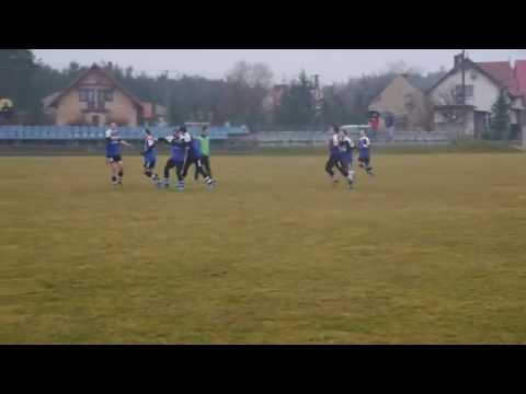 Mecz kontrolny - rzut wolny Marcin Korbas DĄB Kębł