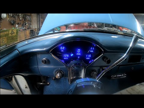 Intellitronix digital dash install in 1955 chevy