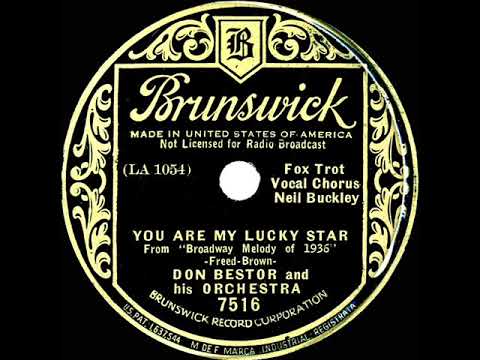 1935 Don Bestor - You Are My Lucky Star (Neil Buckley, vocal)