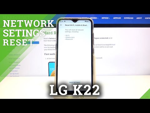 How to Reset Network Settings in LG K22 – Restore Network Defaults