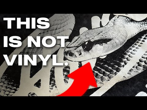 Why I Use Plastisol Transfers For My Clothing Brand Instead of Vinyl.  Heat Press Demo + Price Talk