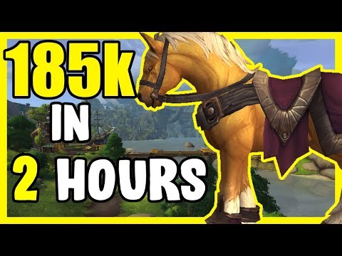 185k In 2 Hours In WoW BFA 8.3 - Gold Farming, Gold Making Guide