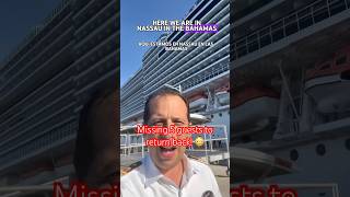 Missing 5 guests to return back on the cruise ship, is the captain going to wait? #cruisenews