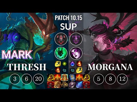 DMO Mark Thresh vs Morgana Sup - KR Patch 10.15