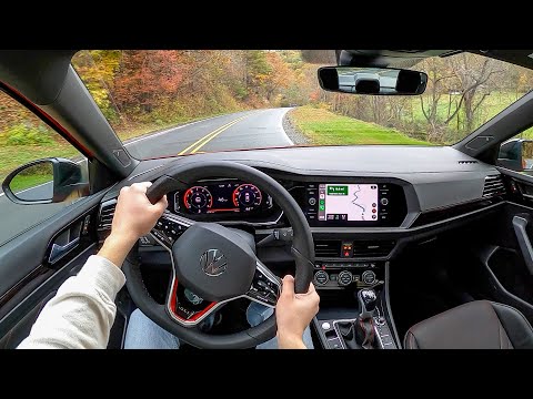 2022 Volkswagen Jetta GLI 6-Speed Manual - POV First Drive (Binaural Audio)