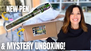Huge Mystery Unboxing & my NEW Visconti Lotus Garden Homo Sapiens Fountain Pen + Ink Match Up!