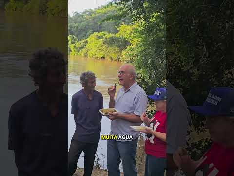 Em Pires do Rio, tive a alegria de participar da tradicional pamonhada do Assentamento Serra Bruno L