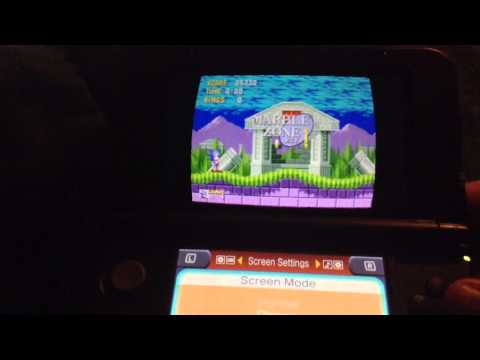 Sega 3D Classics (Remastered Games) - Settings and Options Walkthrough for Nintendo 3DS on the eShop