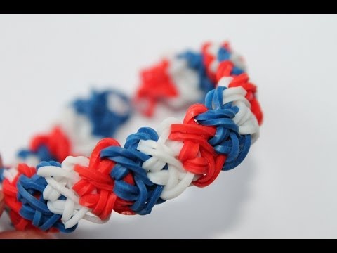 Rainbow Loom Nederlands, Double X armband, rondom