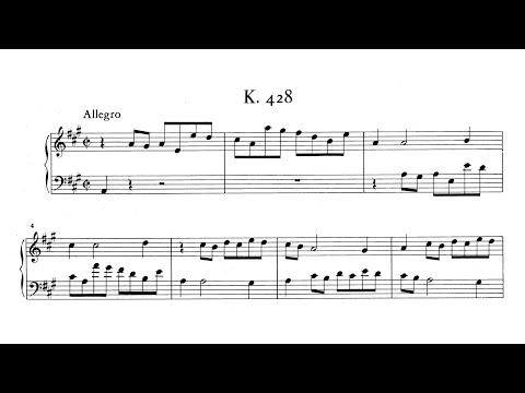 Scarlatti: Keyboard Sonata in A major, K.428