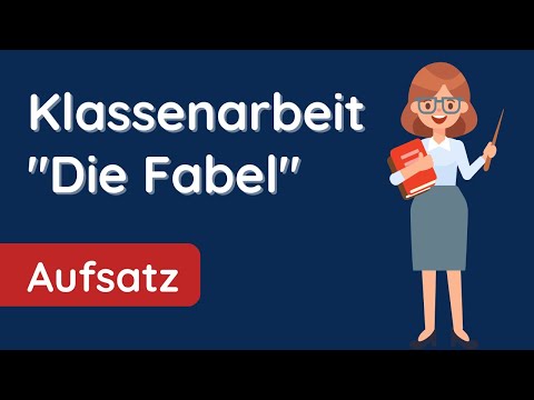 ✅ Writing a fable - what you need to know for a class test