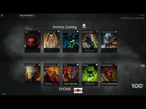 iG vs EHOME Game 1 - The Summit 6 China Qualifiers - Xyclopzz