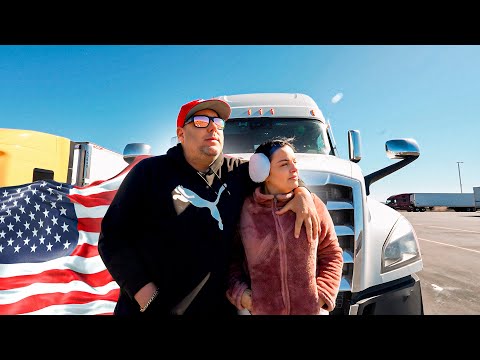 This is the hard LIFE of two TRUCK DRIVERS in the United States 🇺🇸PART 1
