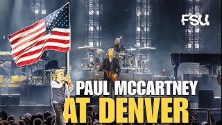 Paul McCartney Takes Coors Field - Denver