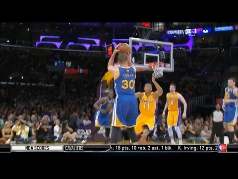 Stephen Curry ( 30 pts, 12 ast, 10 reb ) vs. Lakers (4-11-2014)