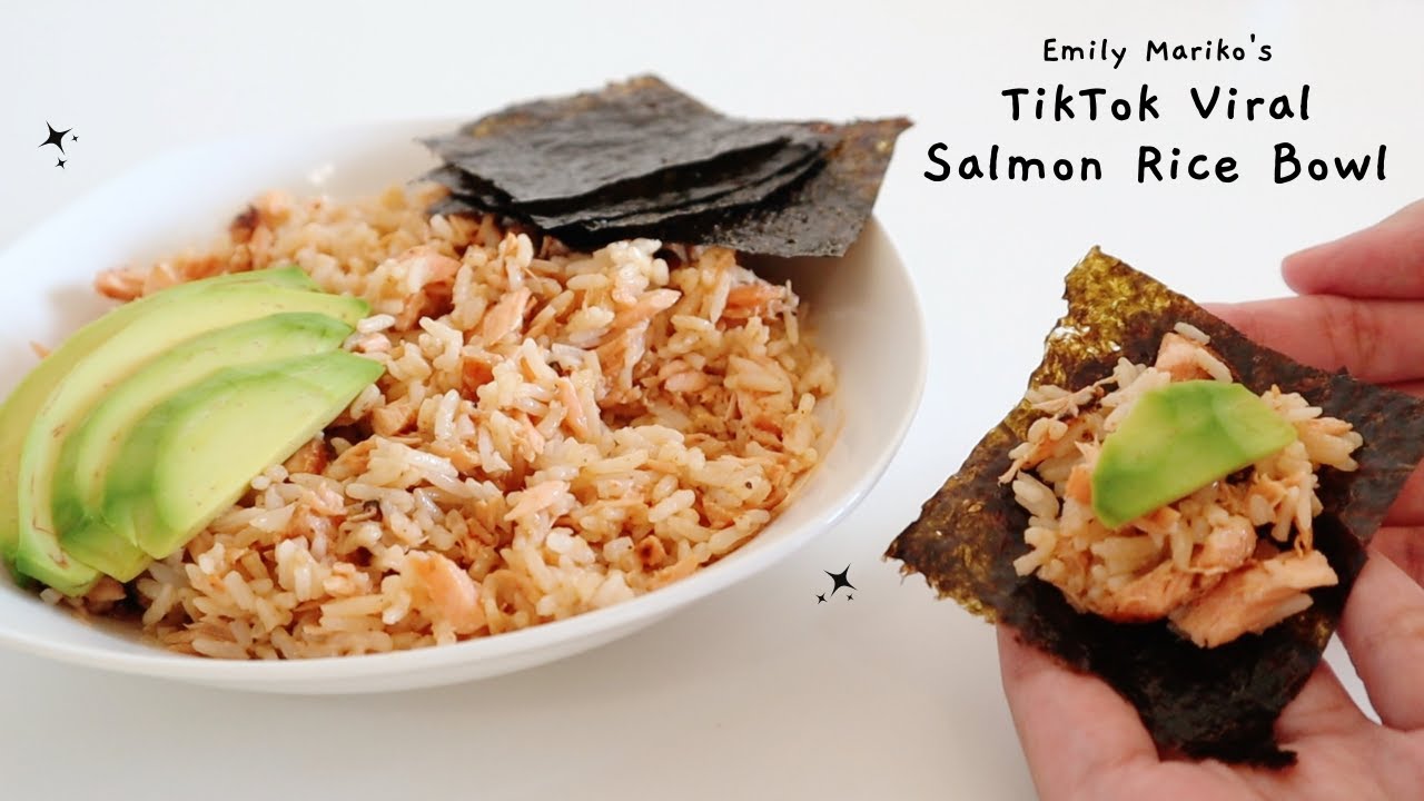 TikTok Salmon Rice Bowl by Easy Peasy Pan — recipe photo