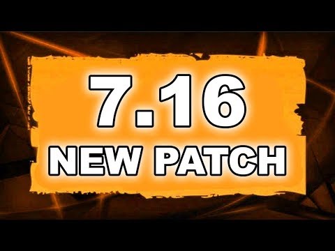Dota 2 NEW 7.16 PATCH - Main Changes!