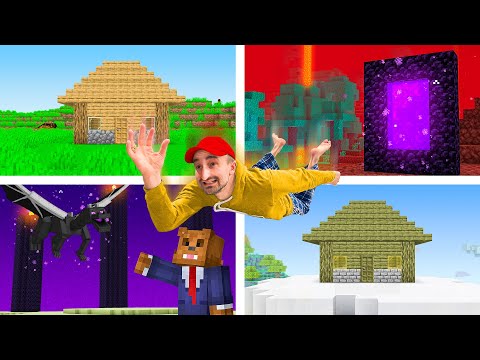 Insane Minecraft Dimensional Shift with JeromeASF!!!